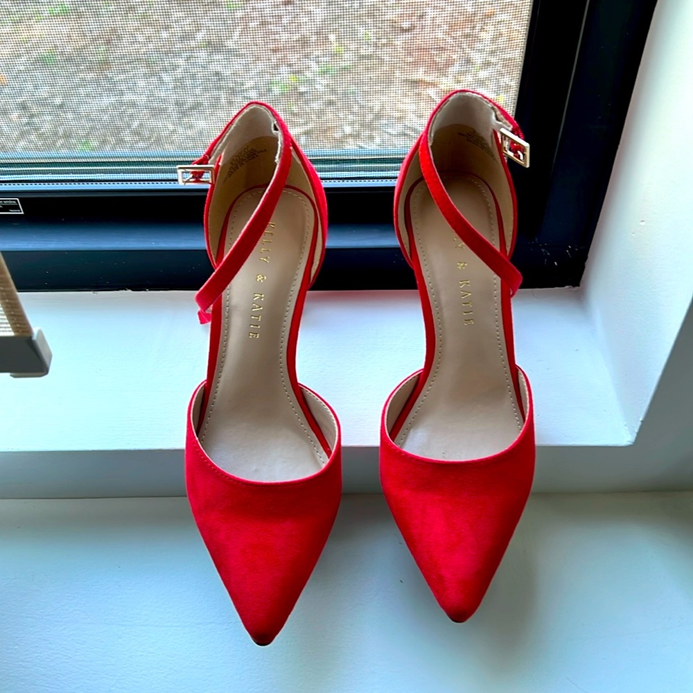 Kelly & Katie suede heels